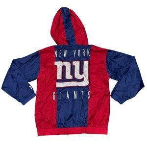 Vintage 2000s New York Giants Windbreaker Pullover